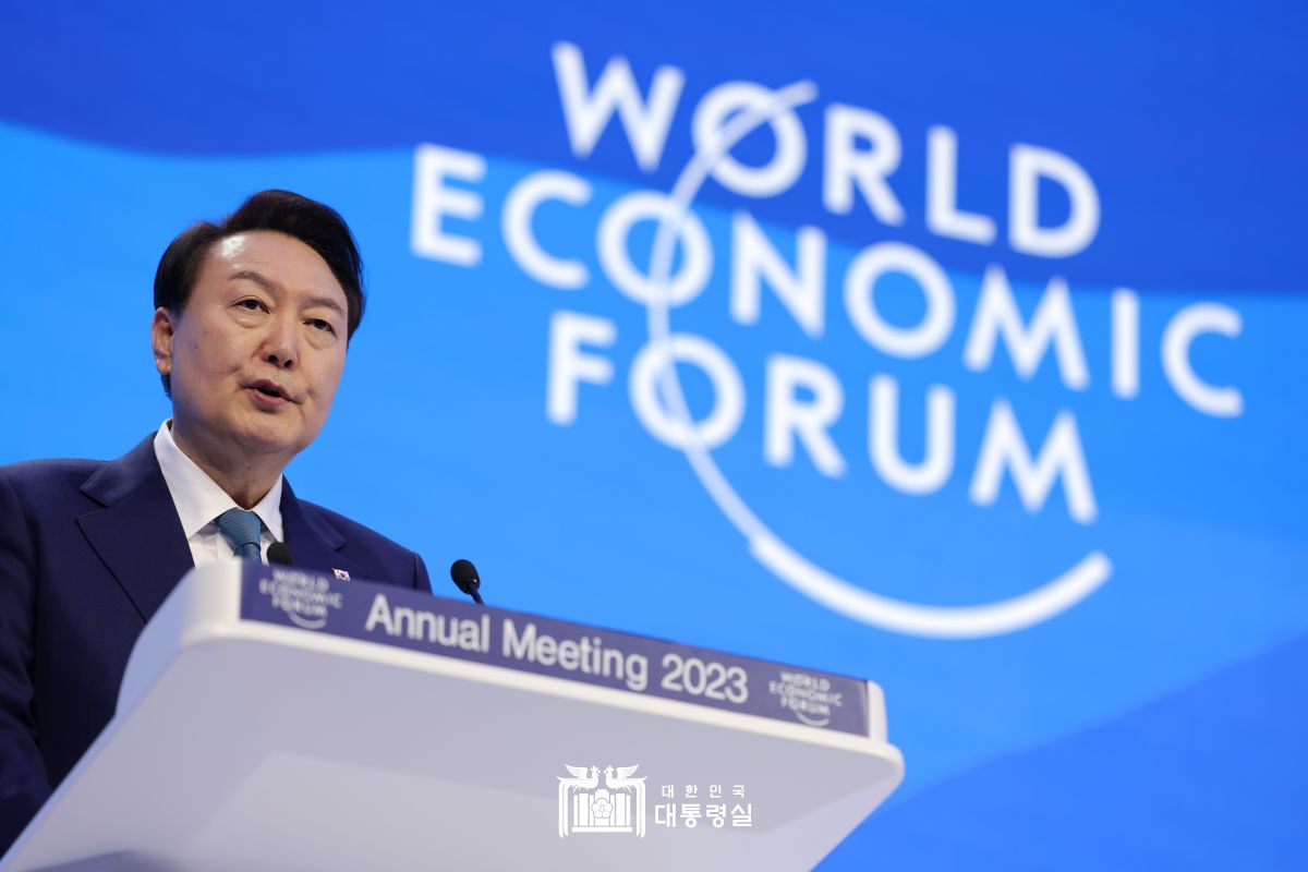 윤석열 대통령, 2023년 세계경제포럼(WEF) 연차총회 특별연설